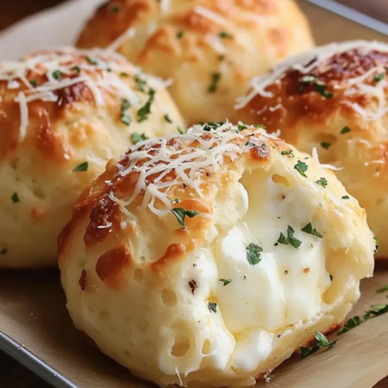 Cheesy Mozzarella Biscuit Bombs: Easy Recipe