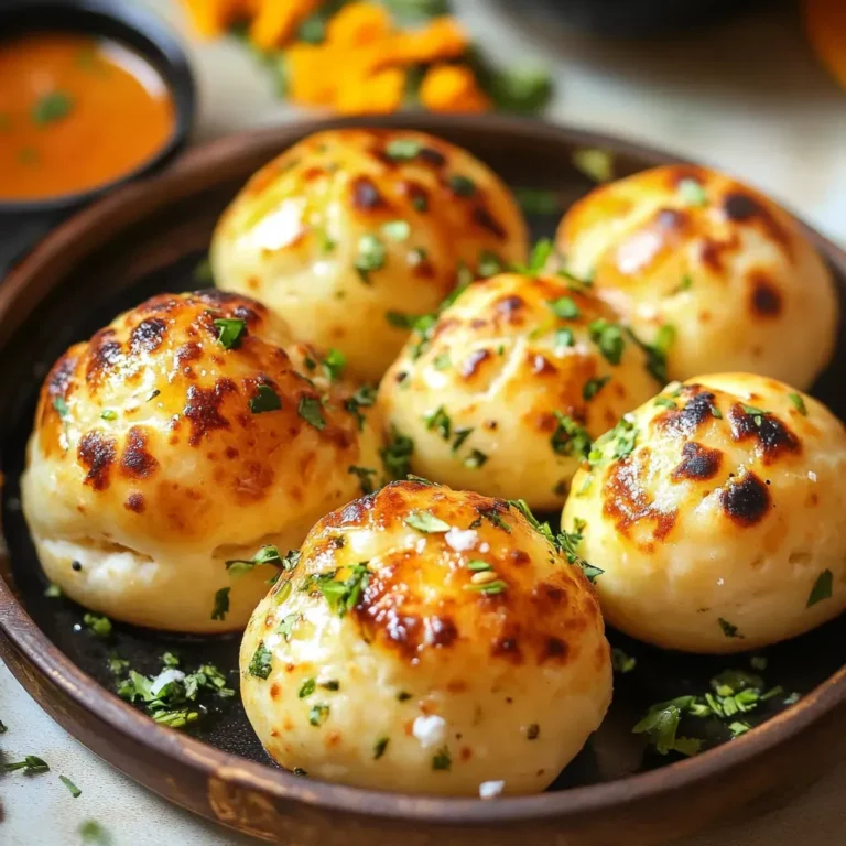 Cheesy Spiced Naan Bombs Recipe