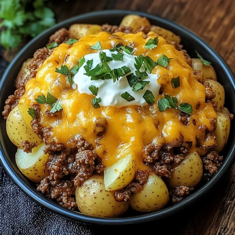 Cheesy Taco Potatoes: Easy and Delicious Recipe