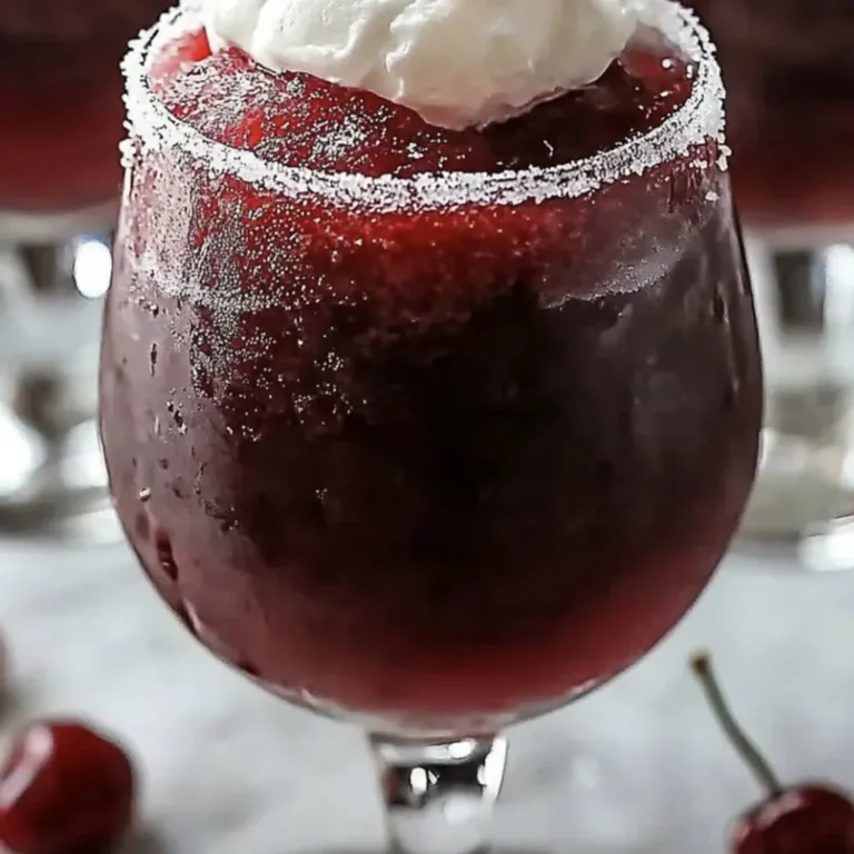 Cherry Rum Coke Slushie: Refreshing Cocktail Recipe