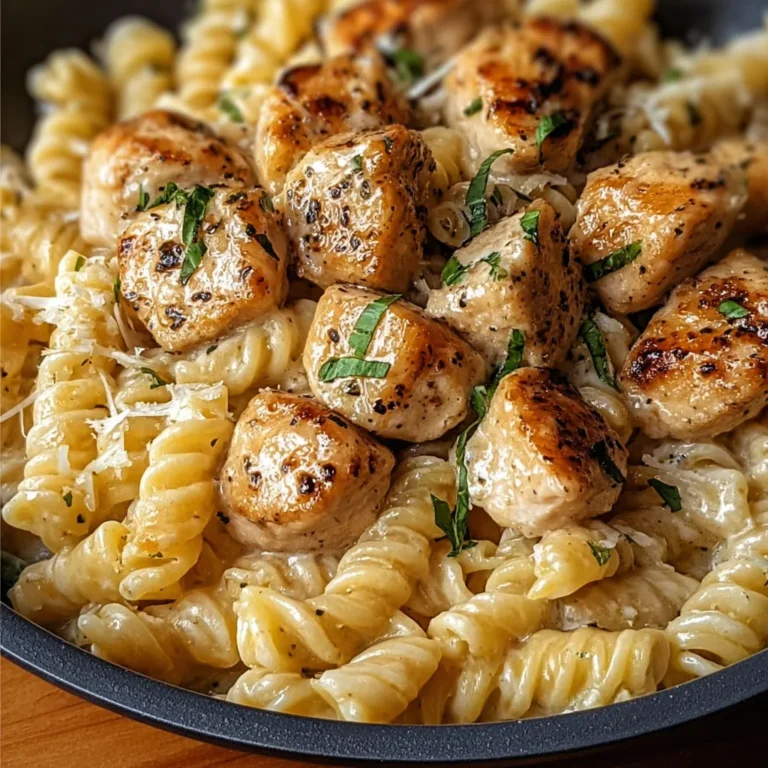 Creamy Garlic Butter Chicken Parmesan Pasta
