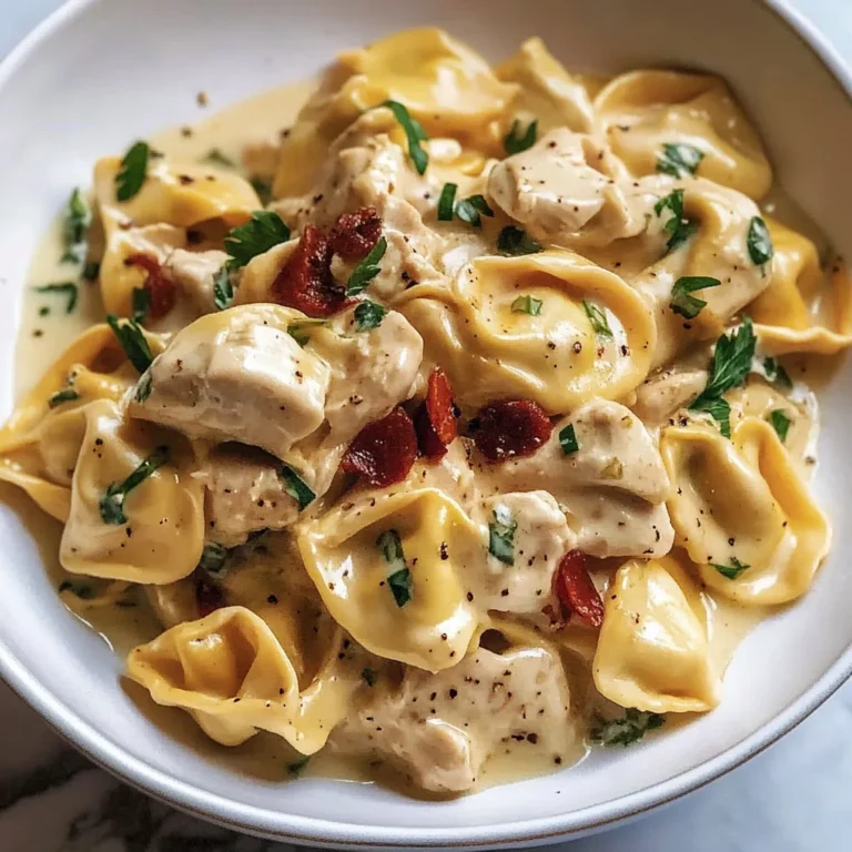 Creamy Tuscan Chicken Tortellini - Easy Dinner Recipe