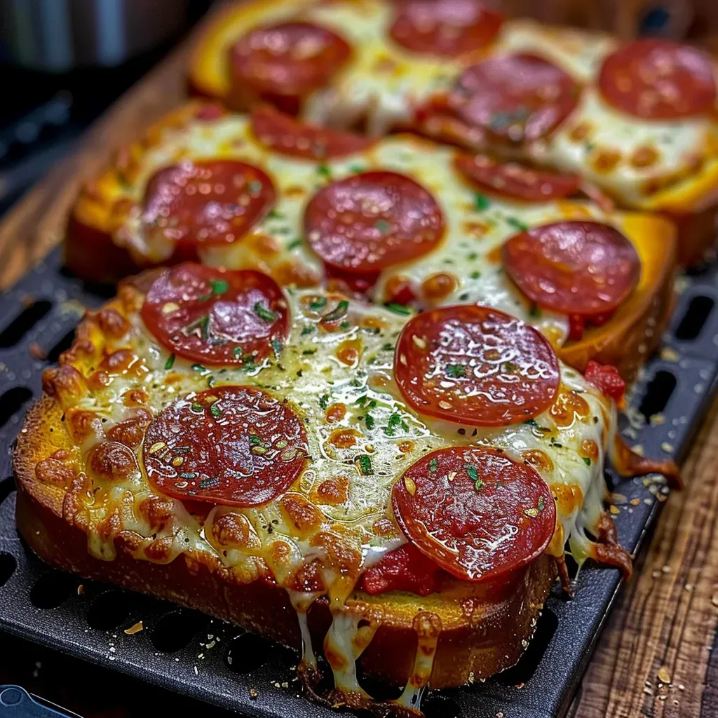 Crispy Texas Toast Air Fryer Pizza