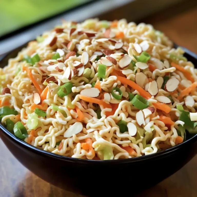 Crunchy Ramen Noodle Cabbage Salad Recipe