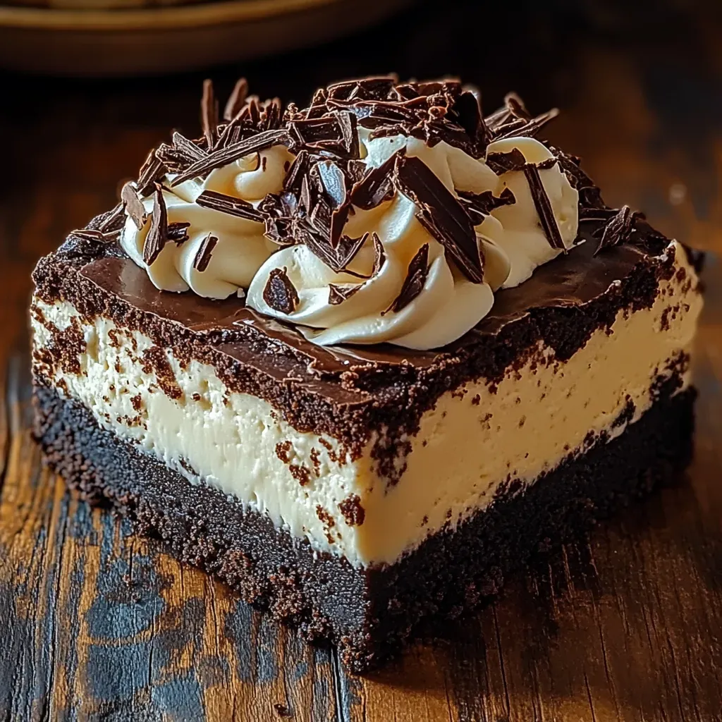 Decadent Brownie Cheesecake Delight
