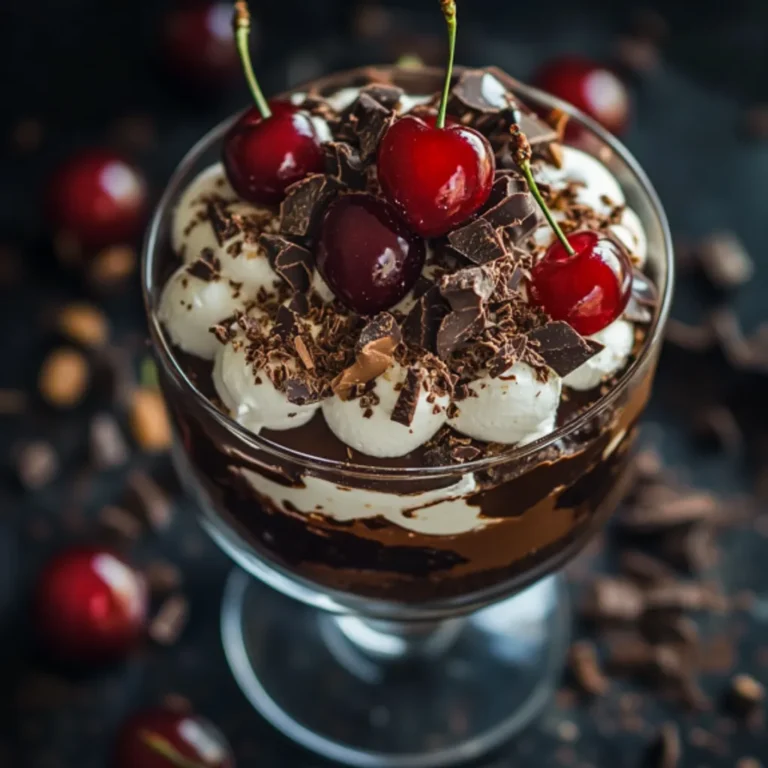 Decadent Cherry Chocolate Trifle: Easy Recipe