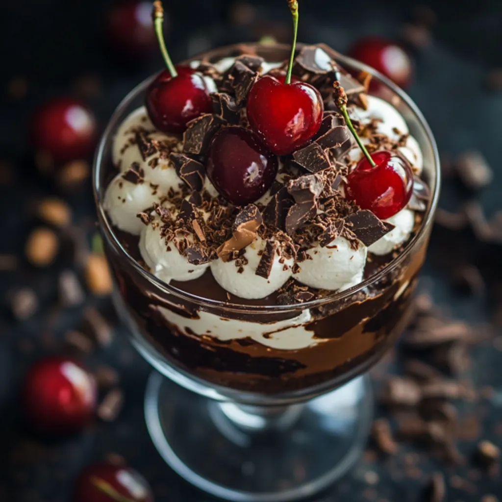 Decadent Cherry Chocolate Trifle: Easy Recipe