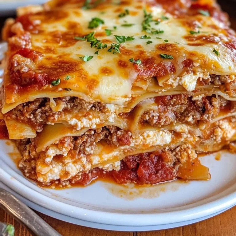 Decadent Italian Lasagna Recipe: Million-Dollar Taste in Every Bite