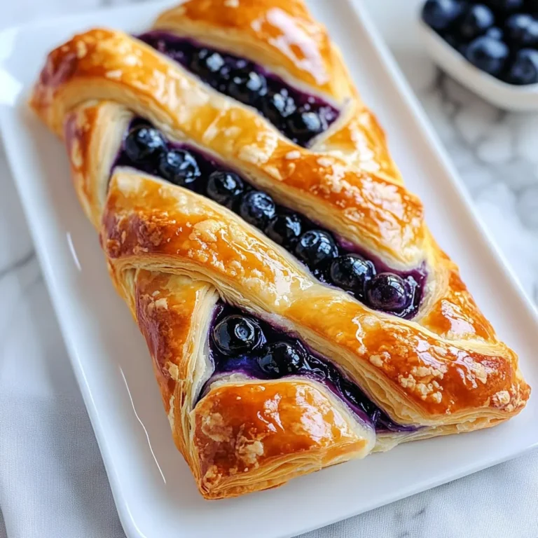 Delicious Blueberry Cream Cheese Danish