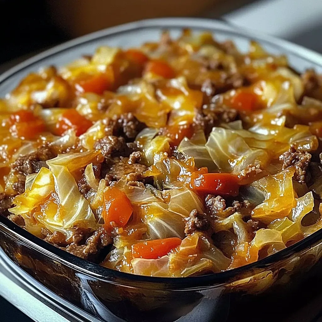 Delicious Cabbage Beef Casserole Recipe
