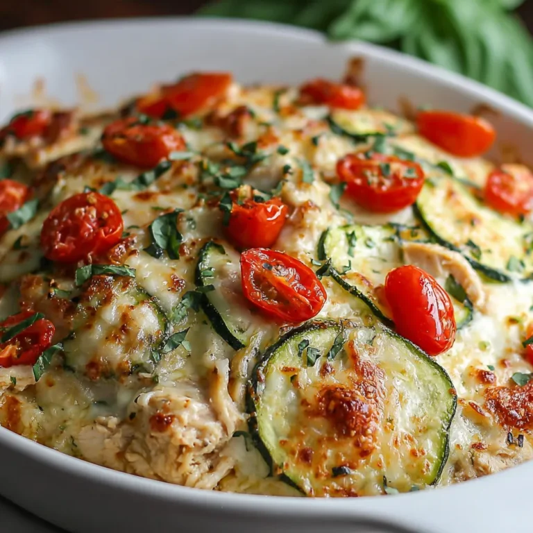 Delicious Chicken Zucchini Casserole