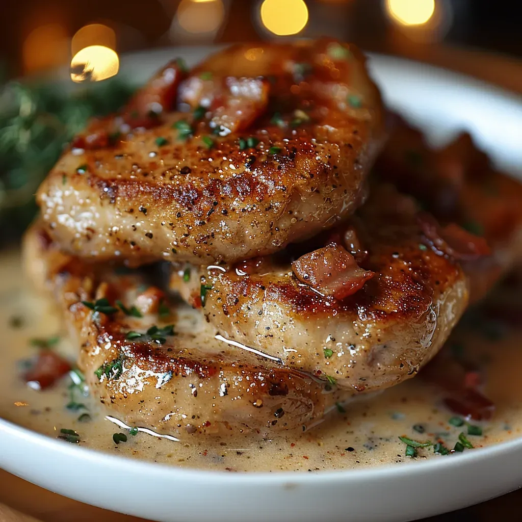 Delicious Country Fried Pork Chops with Bacon Gravy