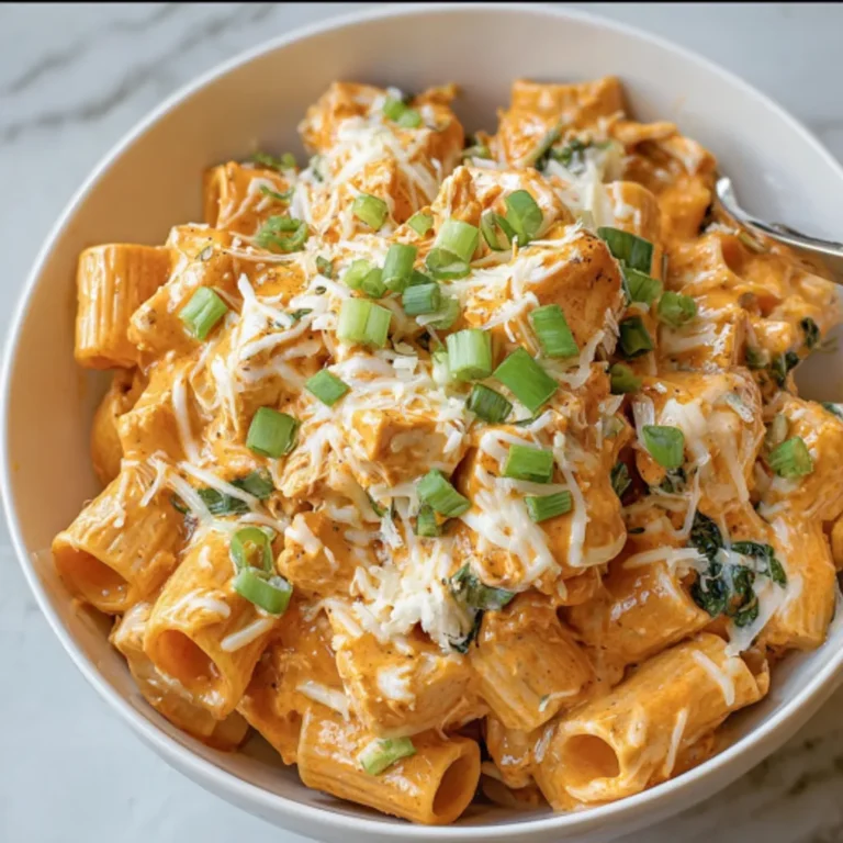 Delicious Crockpot Buffalo Chicken Pasta Recipe