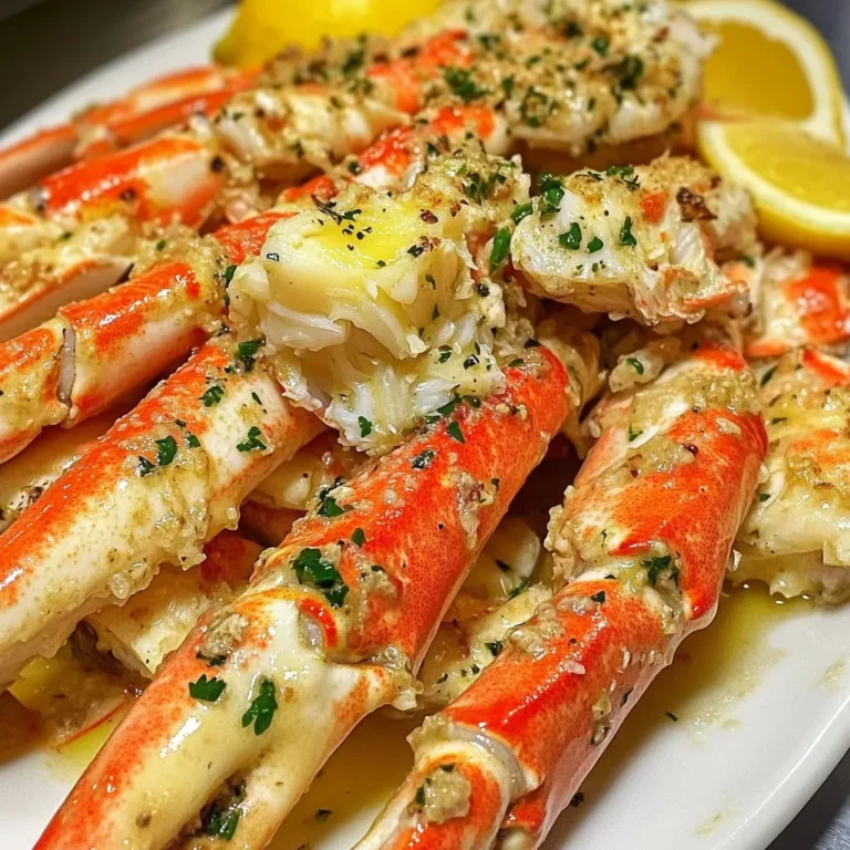 Delicious Garlic Butter Crab Legs Recipe
