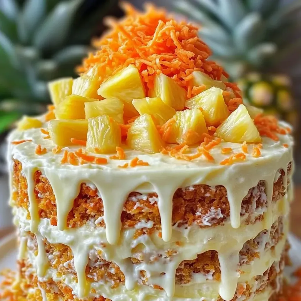 Delicious Hawaiian Carrot Pineapple Cake Recipe