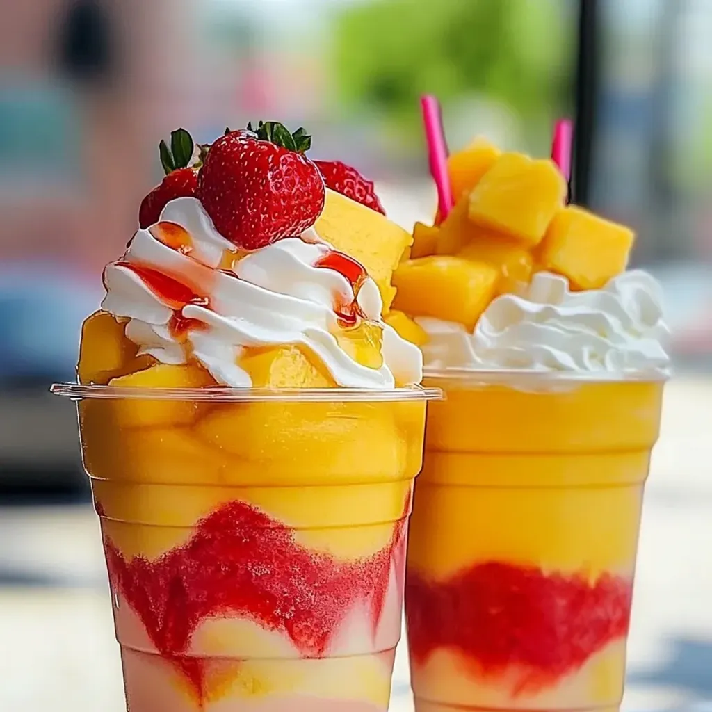 Delicious Mango Strawberry Frappuccino Recipe