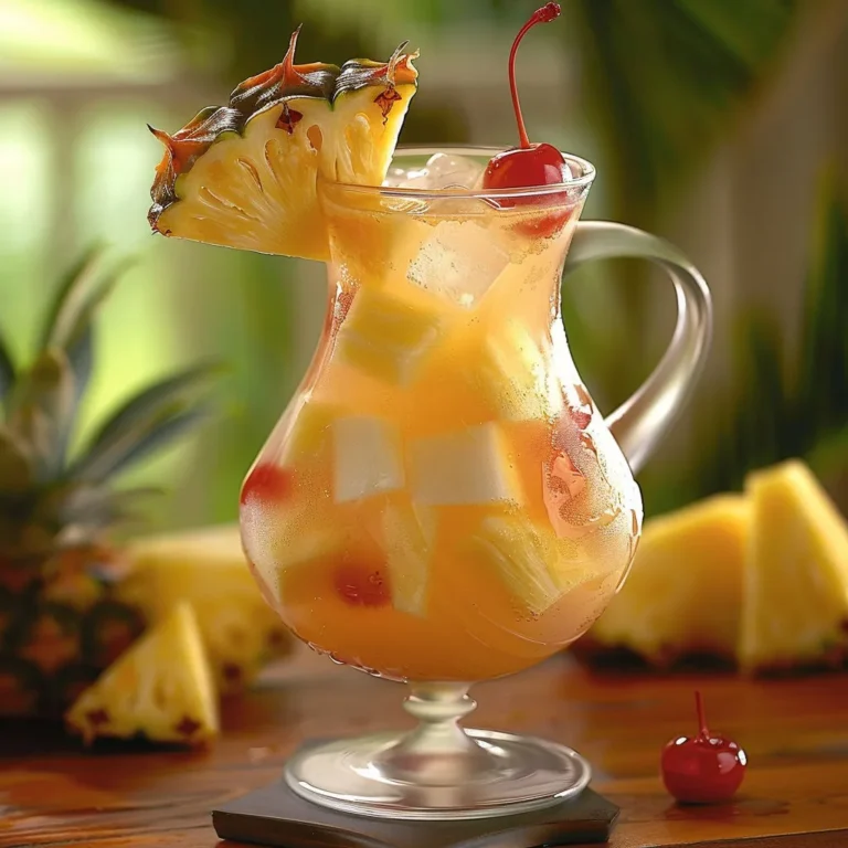 Delicious Pina Colada Sangria Recipe