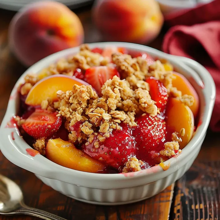 Delicious Strawberry Peach Crisp: The Ultimate Dessert Recipe