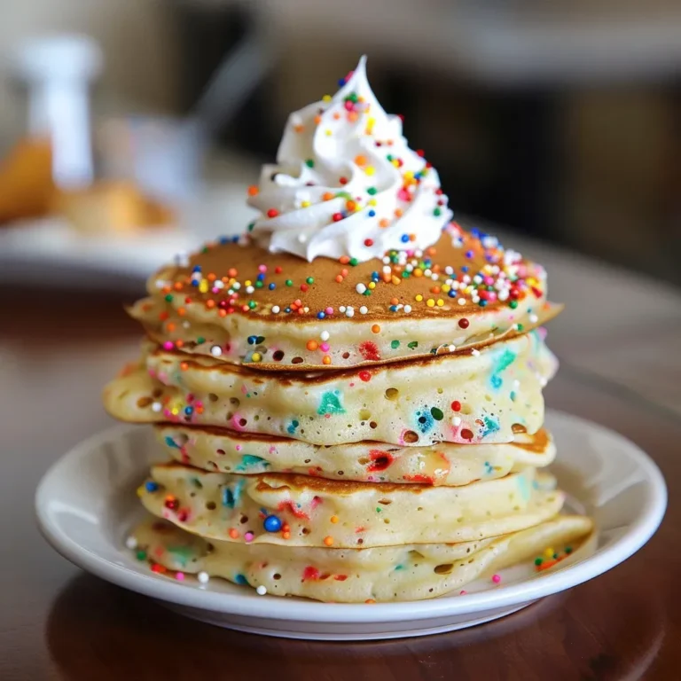 Fluffy Cake Batter Pancakes Recipe
