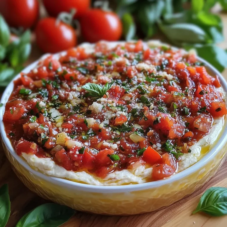Fresh Tomato Bruschetta Dip Recipe