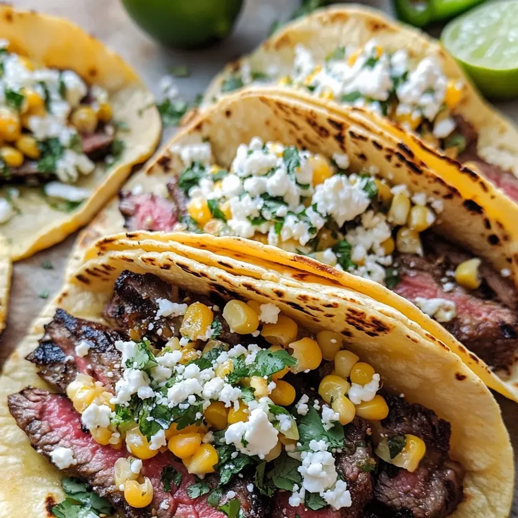 Grilled Elote Steak Tacos: A Flavorful Mexican Delight