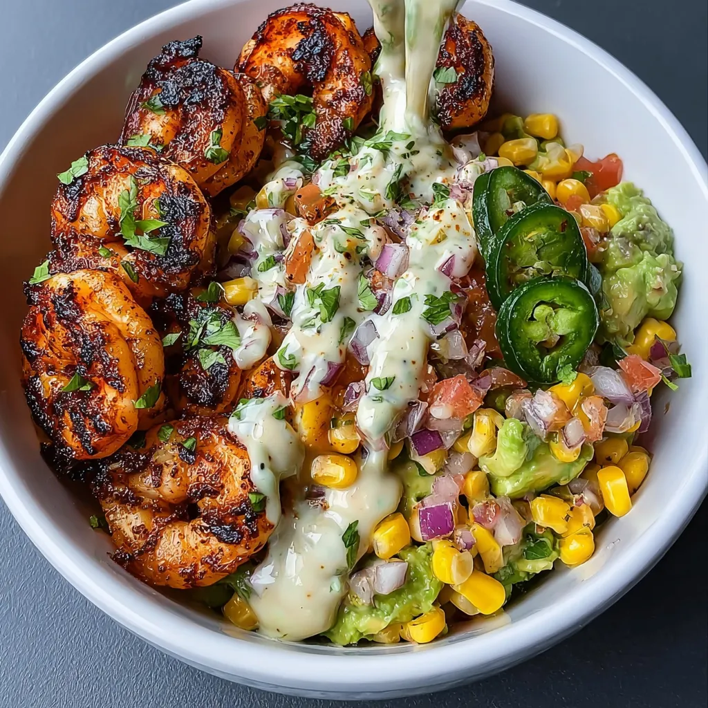 Grilled Shrimp Avocado Corn Salsa Recipe