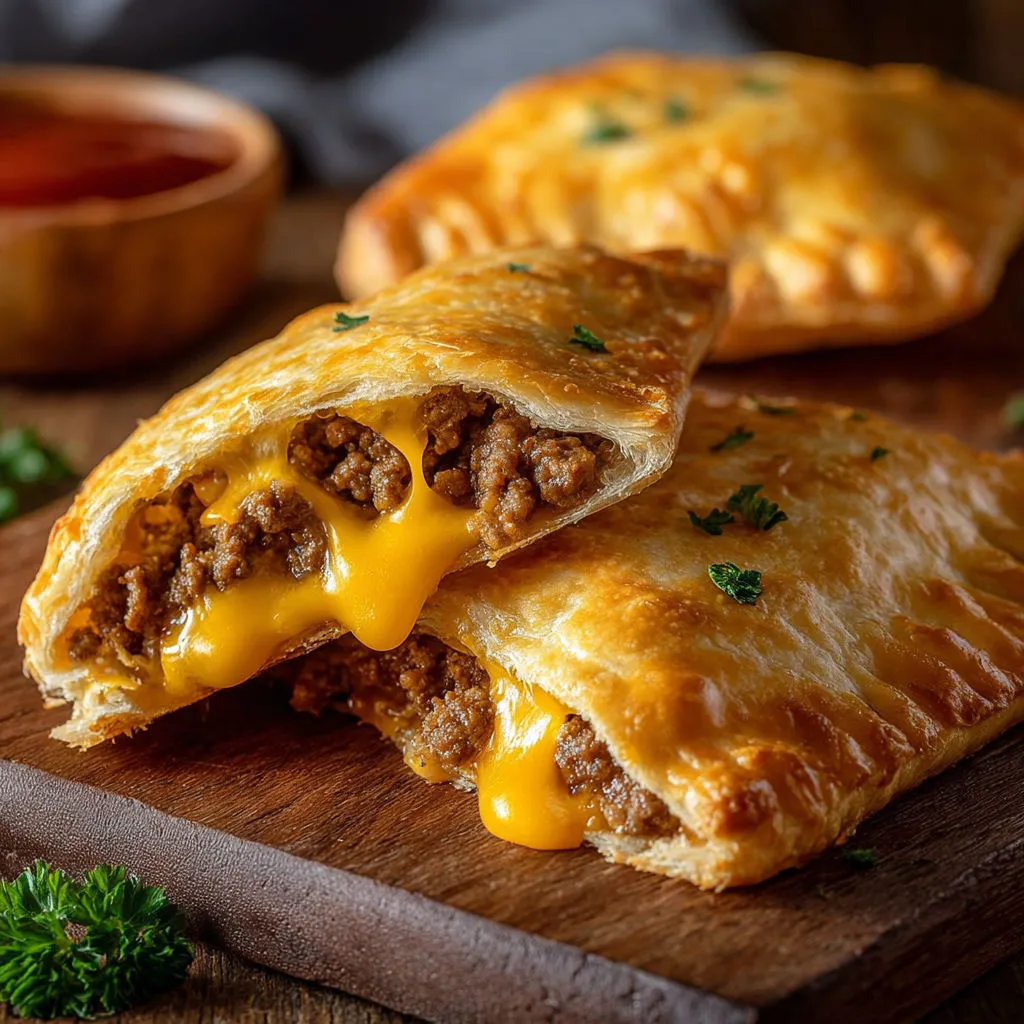 Homemade Cheeseburger Hot Pockets Recipe