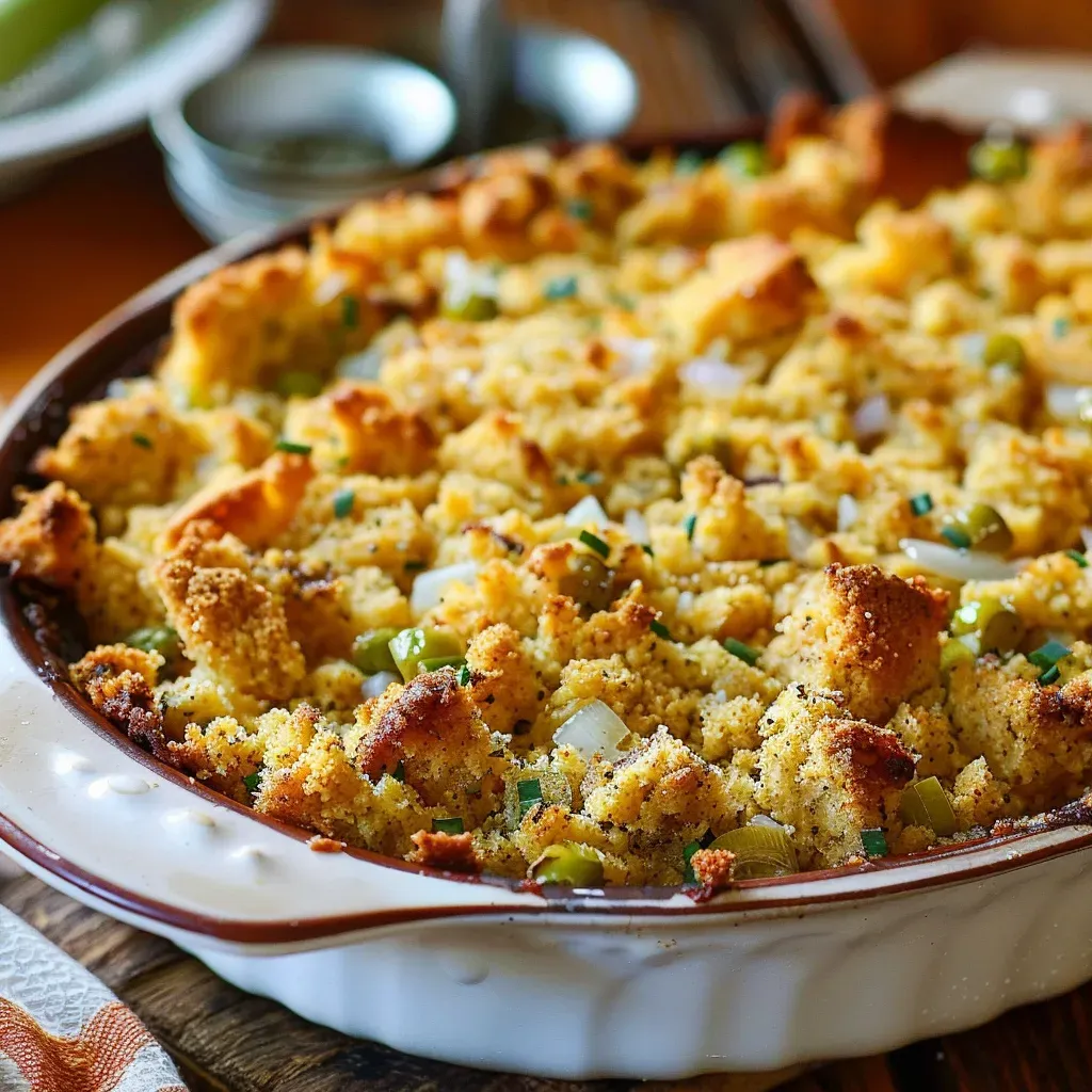 Homemade Southern Cornbread Dressing Recipe