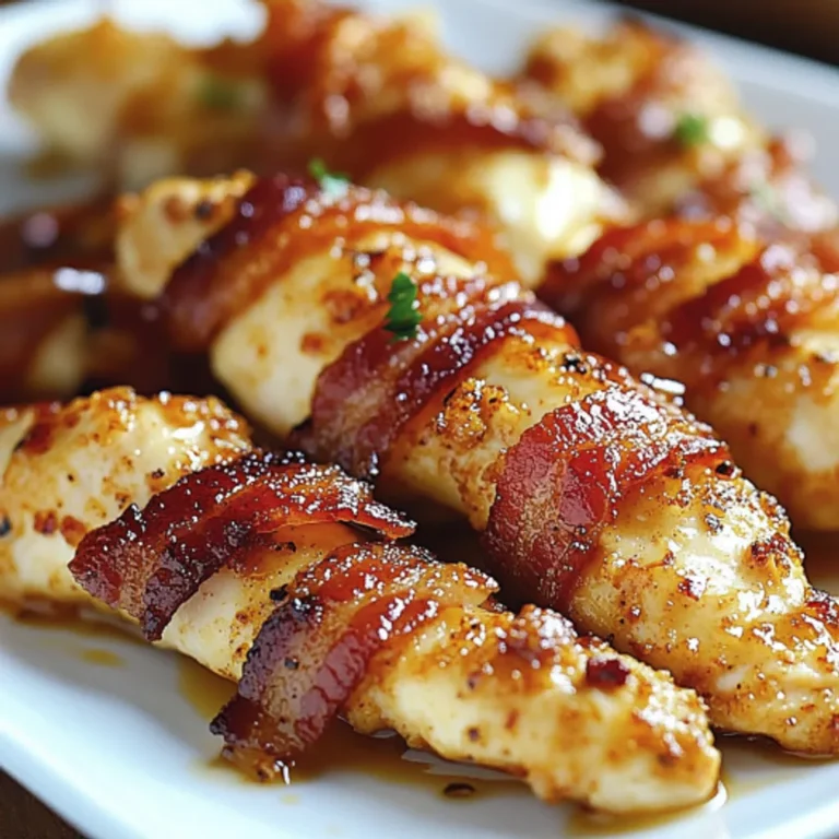 Irresistible Bacon Brown Sugar Chicken Tenders