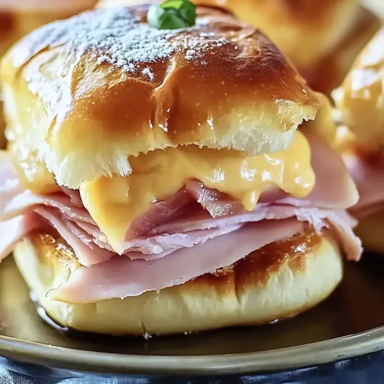 Irresistible Monte Cristo Ham Sliders Recipe