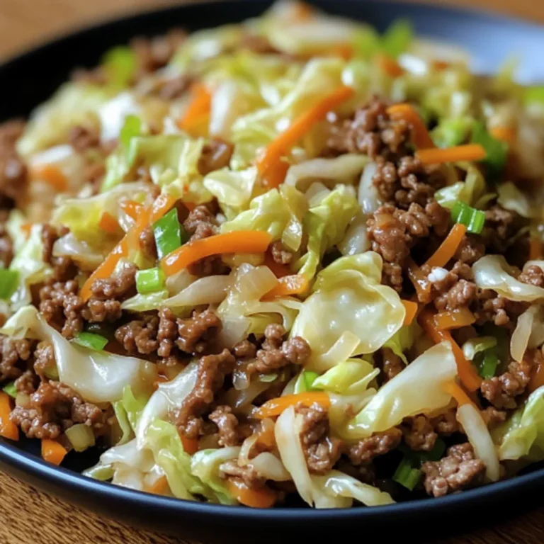 Nutritious Chinese Beef Cabbage Stir-Fry