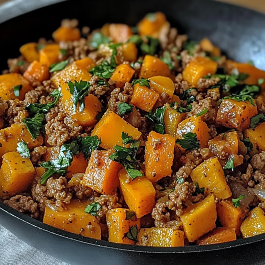 Nutritious Ground Turkey Sweet Potato Skillet