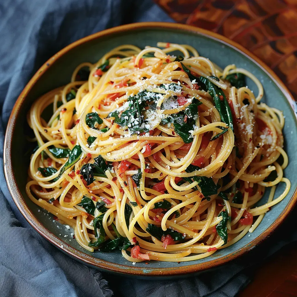 One Pan Spaghetti with Chard: Quick and Easy Recipe