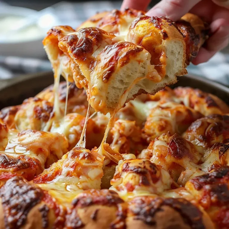 Pepperoni Pizza Monkey Bread Recipe