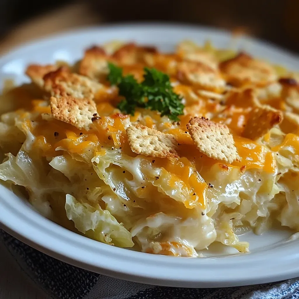 Savory Baked Cabbage Casserole