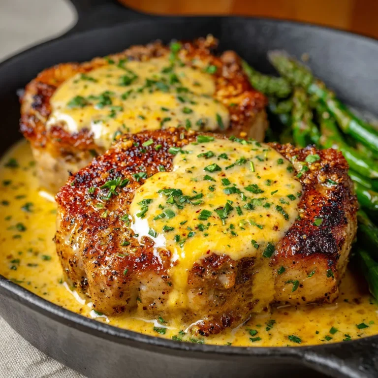 Savory Cheddar Ranch Pork Chops