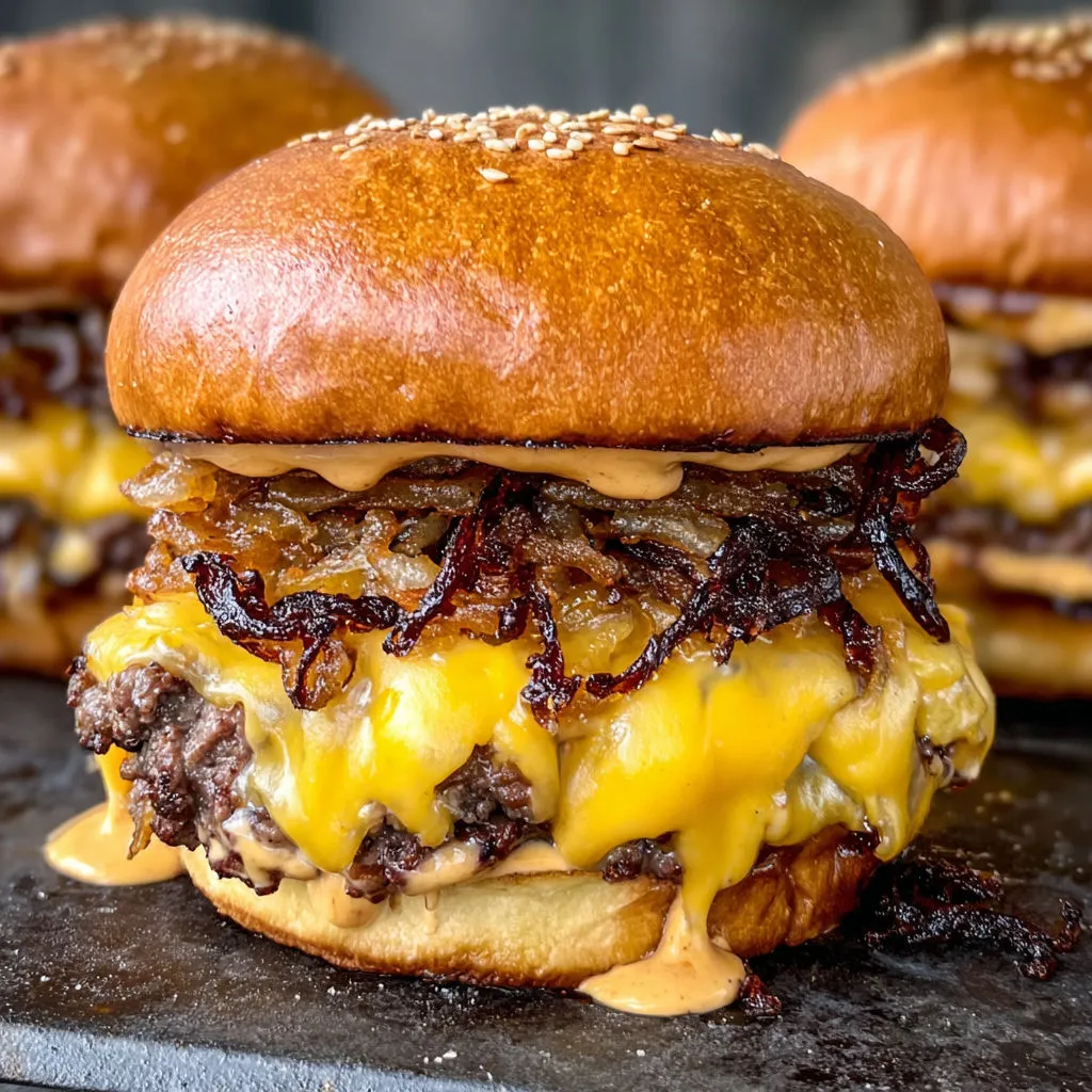 Savory Oklahoma Onion Smash Burger Recipe