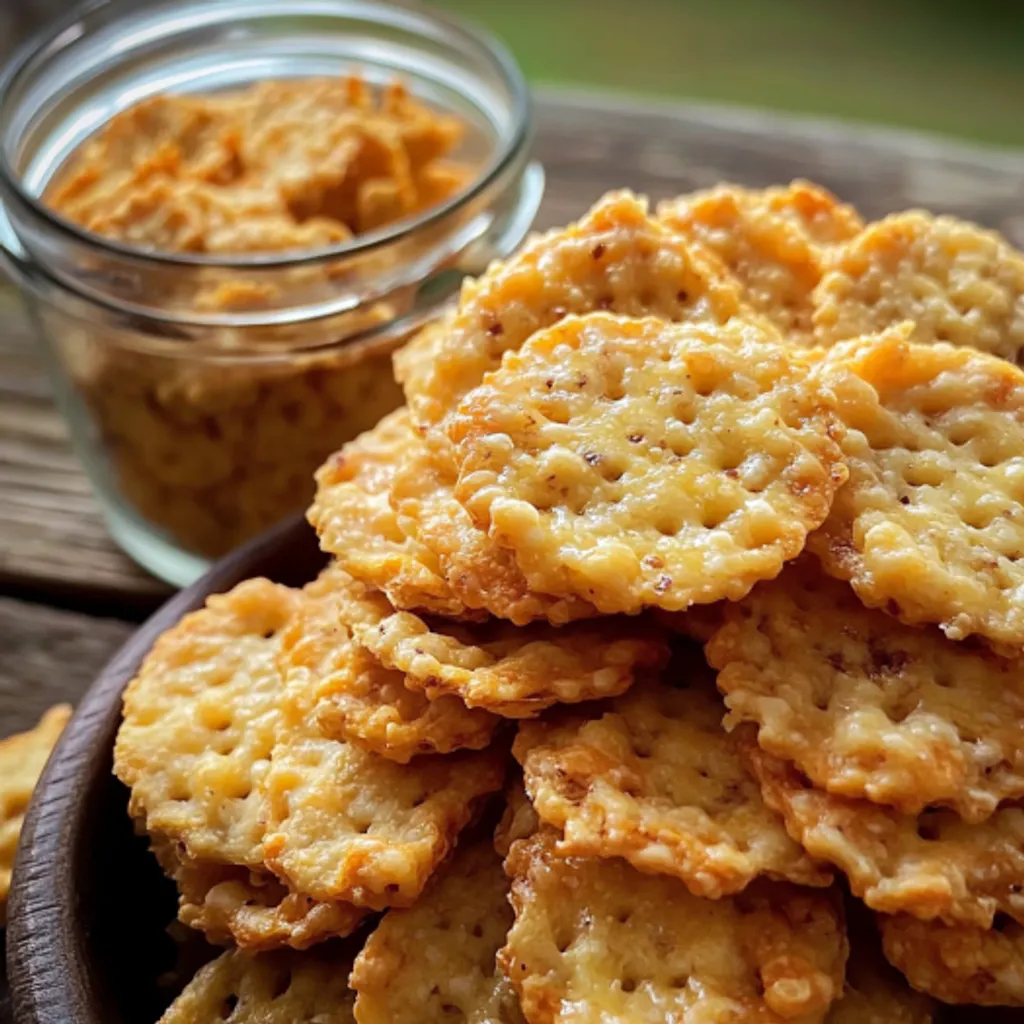 Savory Southern Pecan Cheese Crackers Recipe