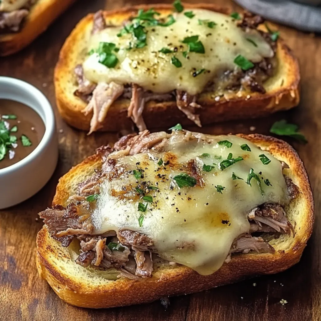 Savory Texas Toast French Dip Sandwiches