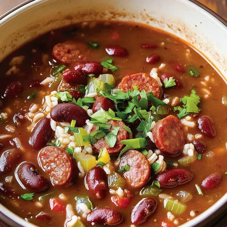 Spicy Cajun Red Beans and Rice Recipe