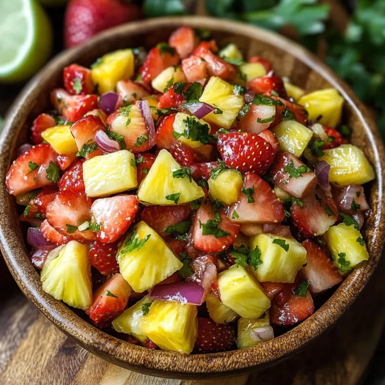 Strawberry Pineapple Salsa: Sweet and Tangy Summer Recipe