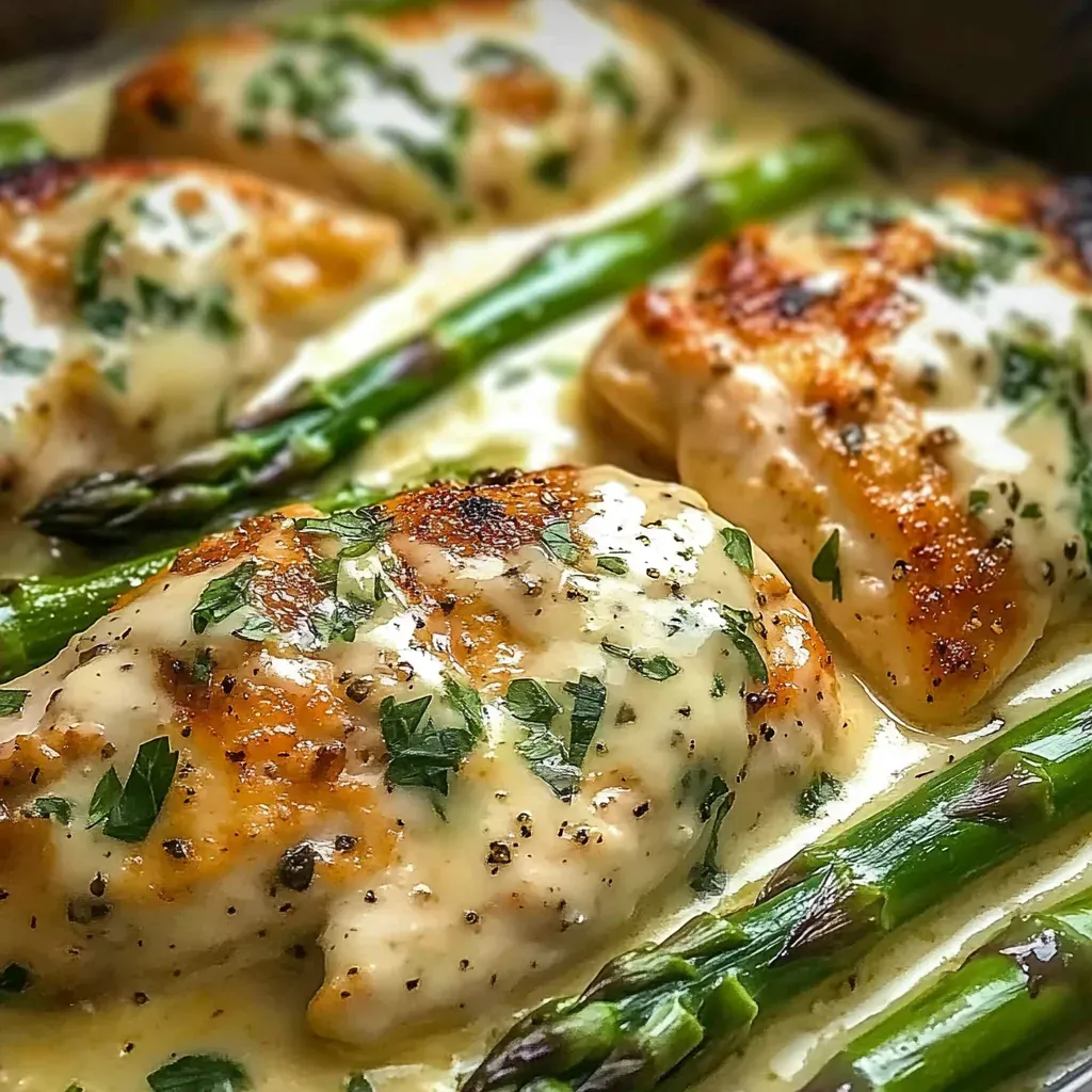 Succulent Garlic Butter Chicken Asparagus Recipe