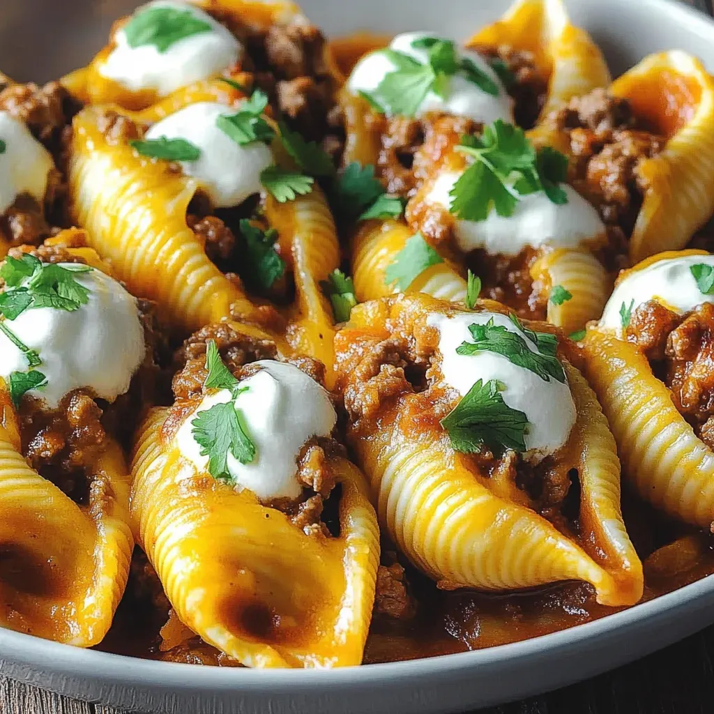 Ultimate Cheesy Taco Shell Bake