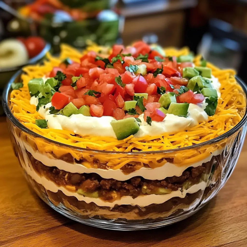 Ultimate Seven-Layer Taco Dip Recipe