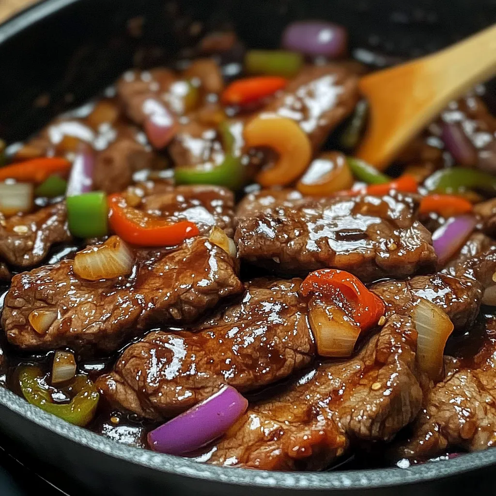 Authentic Chinese Pepper Steak Recipe - Delicious and Flavorful