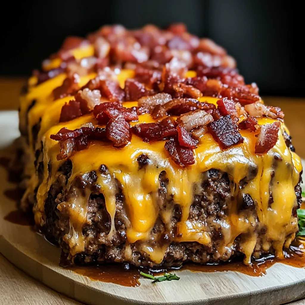 Bacon Cheeseburger Meatloaf Recipe - Delicious and Savory