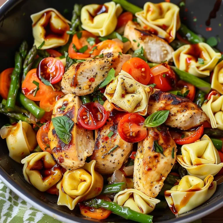 Balsamic Chicken Tortellini Salad: Delicious and Warm