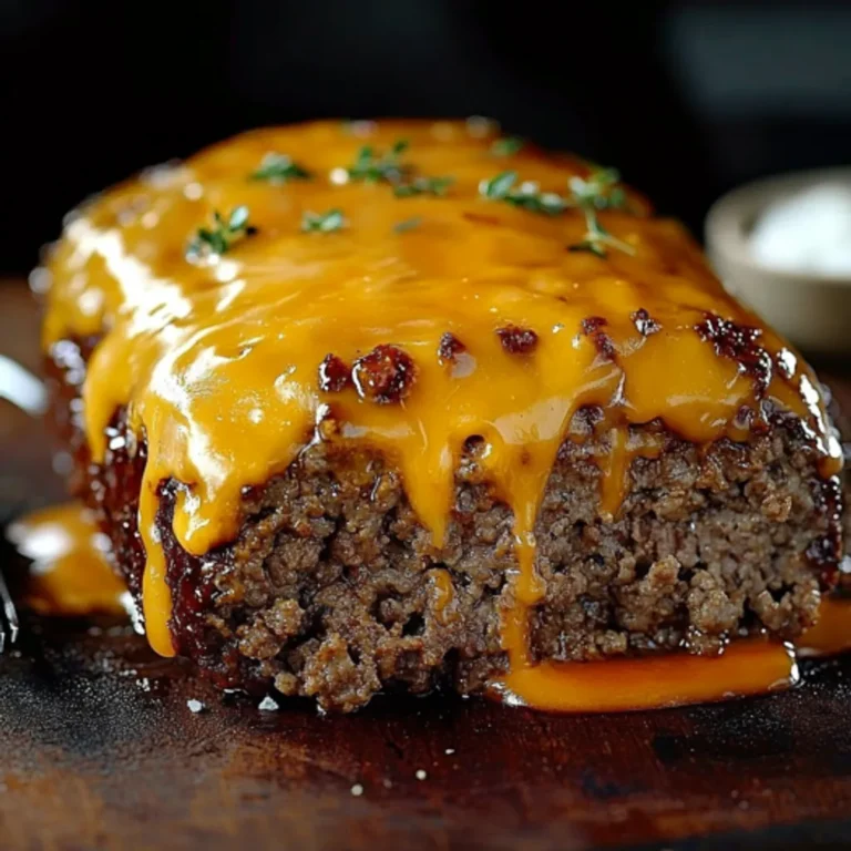 Cheddar Cheeseburger Meatloaf Roll