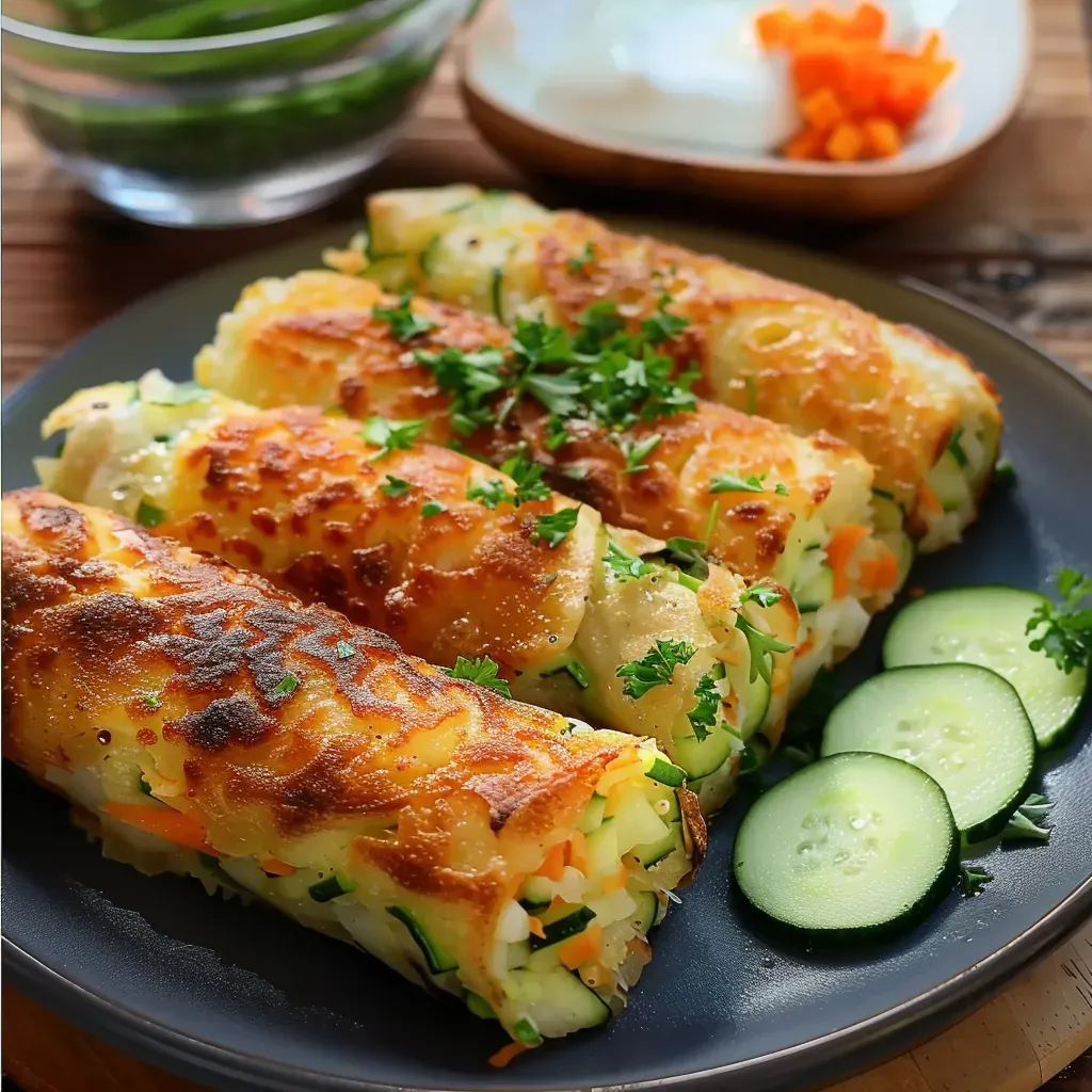Cheesy Baked Vegetable Rolls: Delicious and Easy Recipe