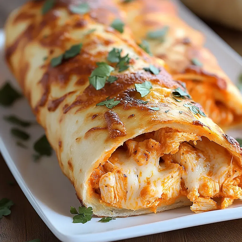 Cheesy Buffalo Chicken Strombolis: A Spicy Twist!